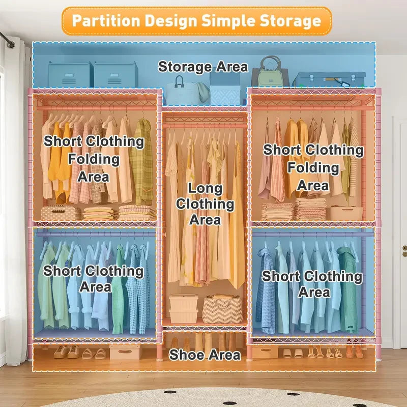 Heavy Duty Metal Garment Rack