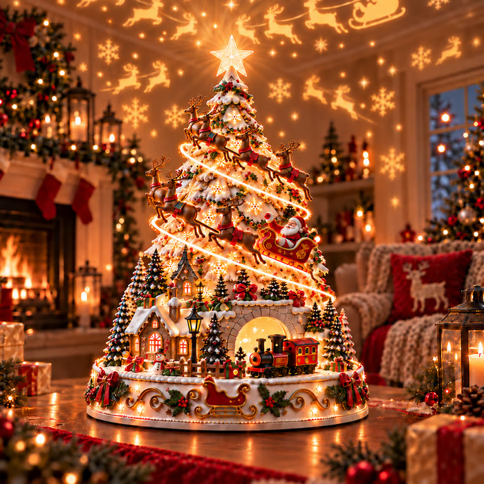 Christmas Village Lightscape Tree🎄