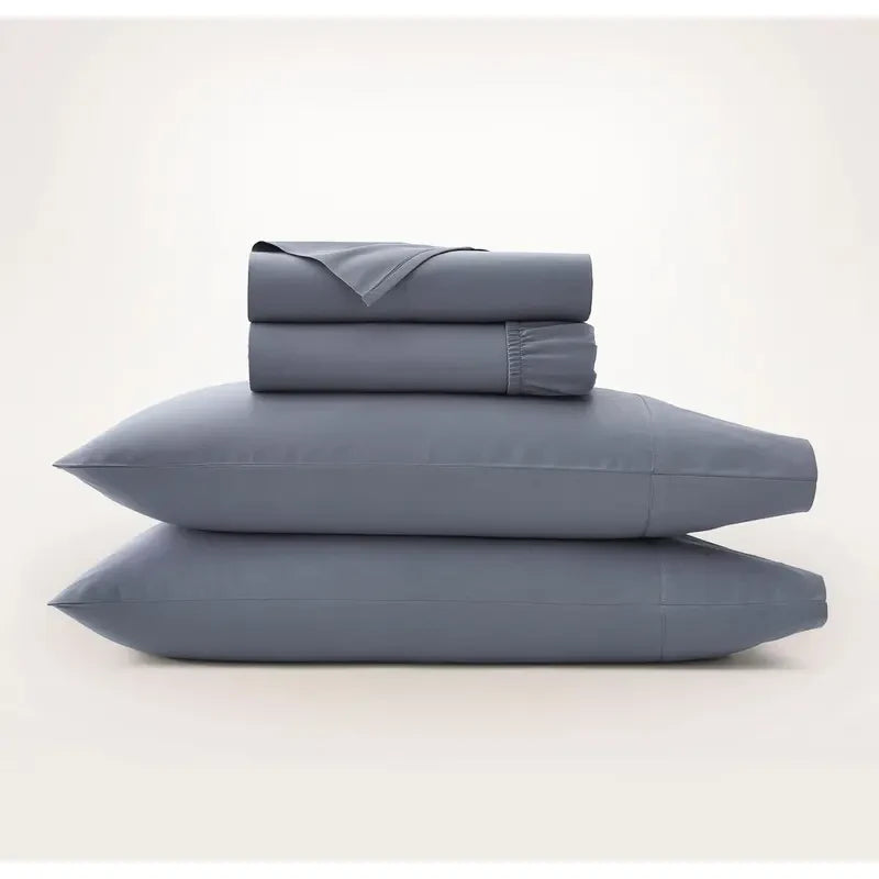 Organic Cotton Hemmed Bedding Set